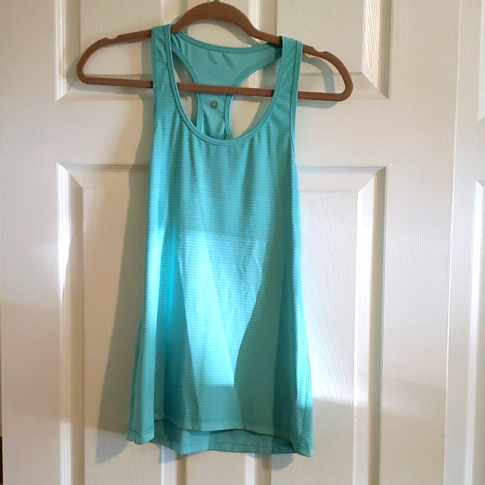Seafoam green gym tank